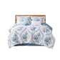 Pismo Beach 6 Piece Oversized Cotton Comforter Set with Throw Pillows