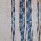 Grain Sack Colonial Blue & Cream Stripe