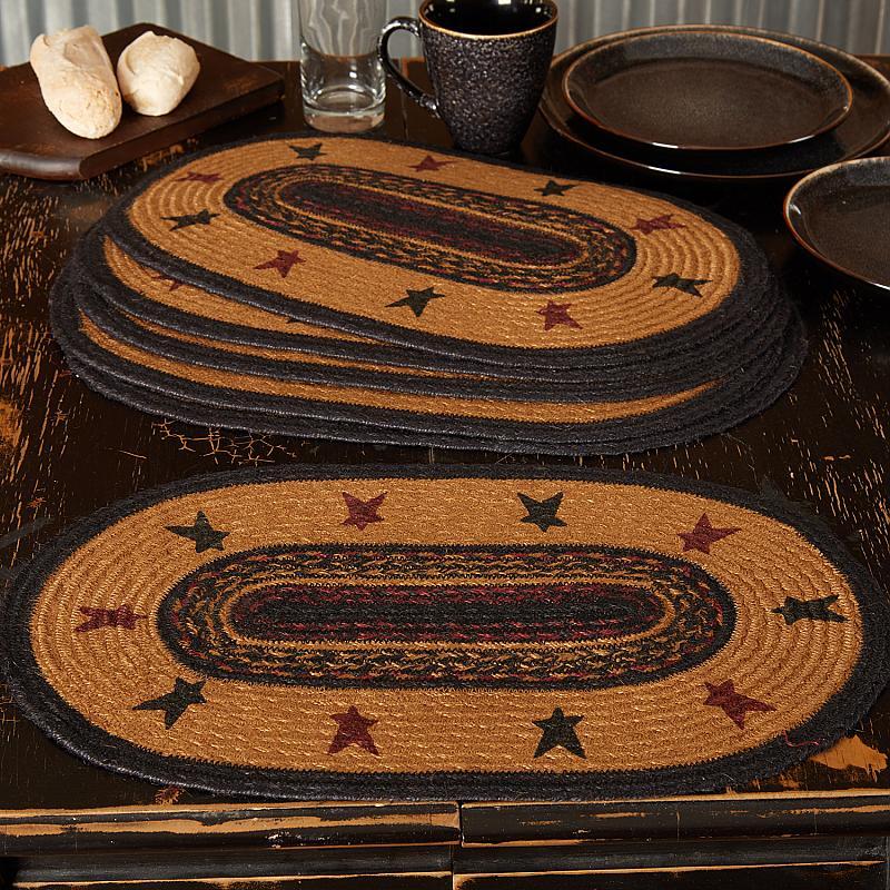 Heritage Farms Star Jute Placemat Set of 4