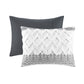 Mila 3 Piece Cotton Comforter Set with Chenille Tufting