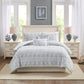 Brice 5 Piece Cotton Clipped Jacquard Duvet Set