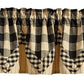 Wicklow Check Point Valance- Black