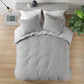 Origami 3 Piece Oversized Knit Quilted Top Duvet Cover Set