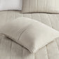 Guthrie 3 Piece Striated Cationic Dyed Oversized Quilt Set
