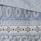 April 3 Piece Reversible Cotton Coverlet Set