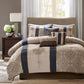 Donovan 7 Piece Jacquard Comforter Set