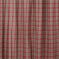 Graham Red Scalloped Curtain Panel
