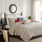Lucy 6 Piece Reversible Cotton Twill Quilt Set with Throw Pillows