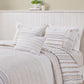Salar 3 Piece Printed Cotton Quilt Set with Trims
