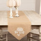 Jute Burlap Natural Pumpkin 72" Runner