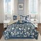 Cape Cod 7 Piece Cotton Sateen Comforter Set