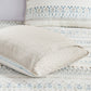 Fraser 3 Piece Printed Microfiber Seersucker Quilt Set