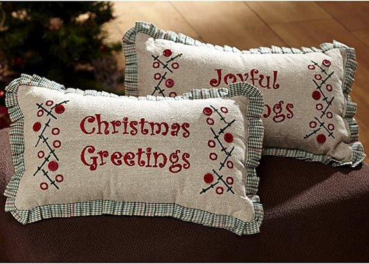 Tidings Holiday Accent Pillow Set
