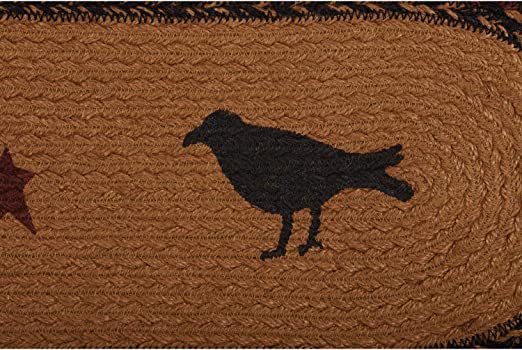 Heritage Farms Crow Jute Oval Runner