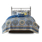 Tangiers 6 Piece Reversible Quilt Set with Throw Pillows