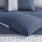 Powell 8 Piece Embroidered Comforter Set