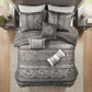 Bellagio 7 Piece Jacquard Comforter Set