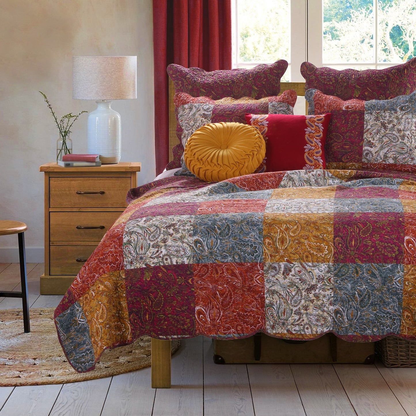 Paisley Slumber Quilt Set