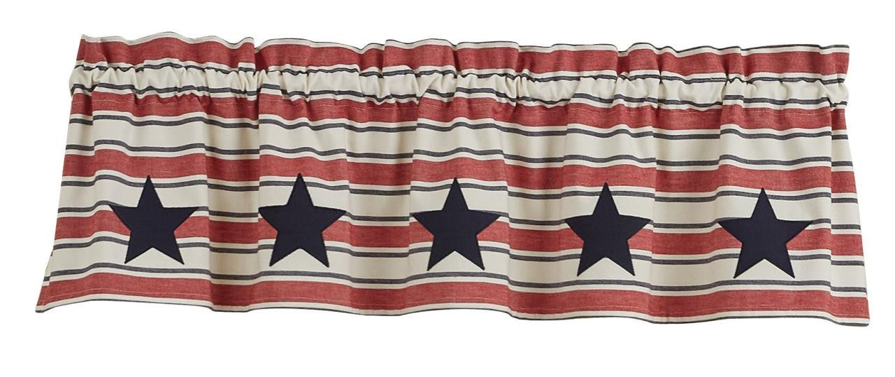 Stars And Stripes Patch Valance