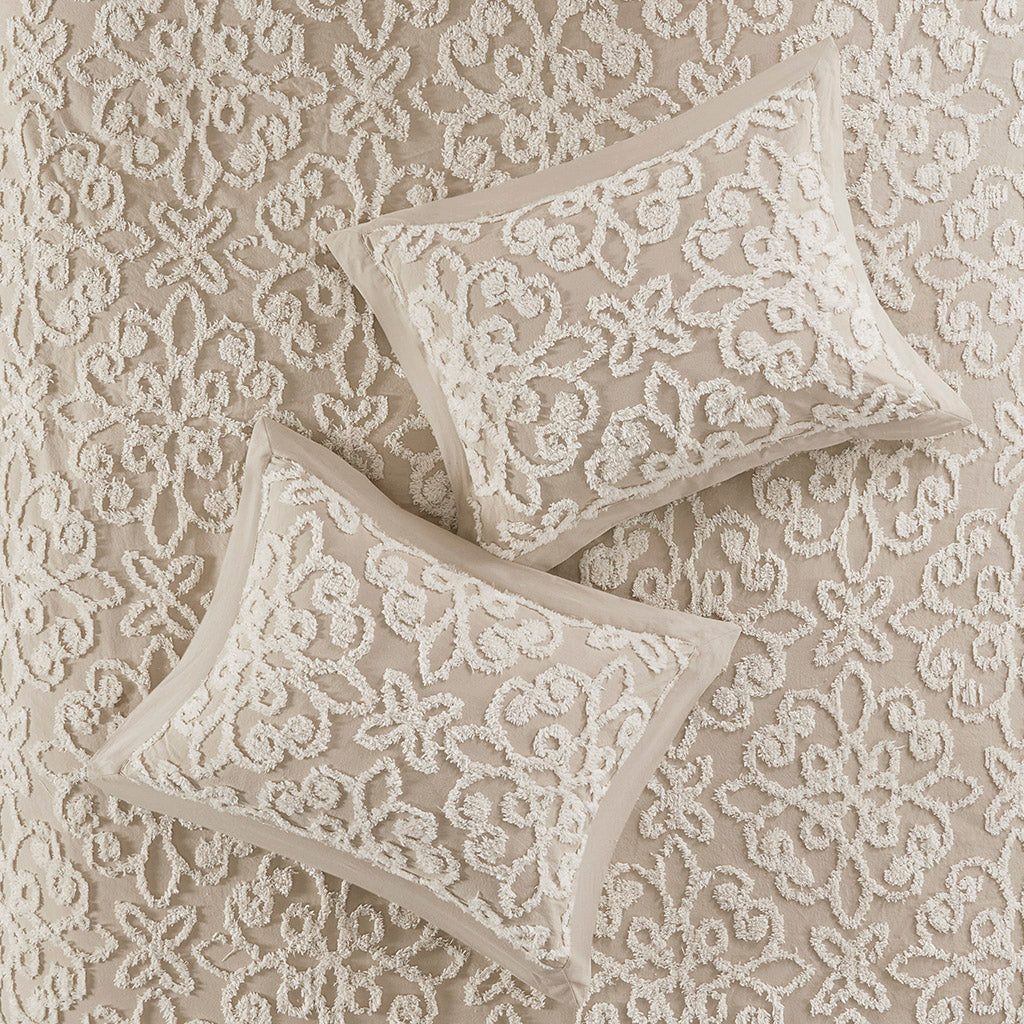 Sabrina 4 piece Tufted Cotton Comforter set