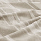 Kent 3 Piece Striped Herringbone Oversized Duvet Cover Set