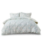 Calla 3 Piece Vine Printed Cotton Duvet Cover Set