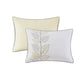 Caelie 6 Piece Embroidered Quilt Set with Throw Pillows