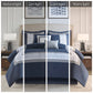 Powell 8 Piece Embroidered Comforter Set
