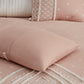 Marta 3 Piece Flax and Cotton Blended Comforter Set