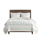 Fraser 3 Piece Printed Microfiber Seersucker Quilt Set
