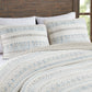 Fraser 3 Piece Printed Microfiber Seersucker Quilt Set