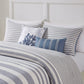 Brooks 5 Piece Cotton Stripe Duvet Cover Set