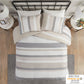 Allegany 3 Piece Jacquard Duvet Cover Set
