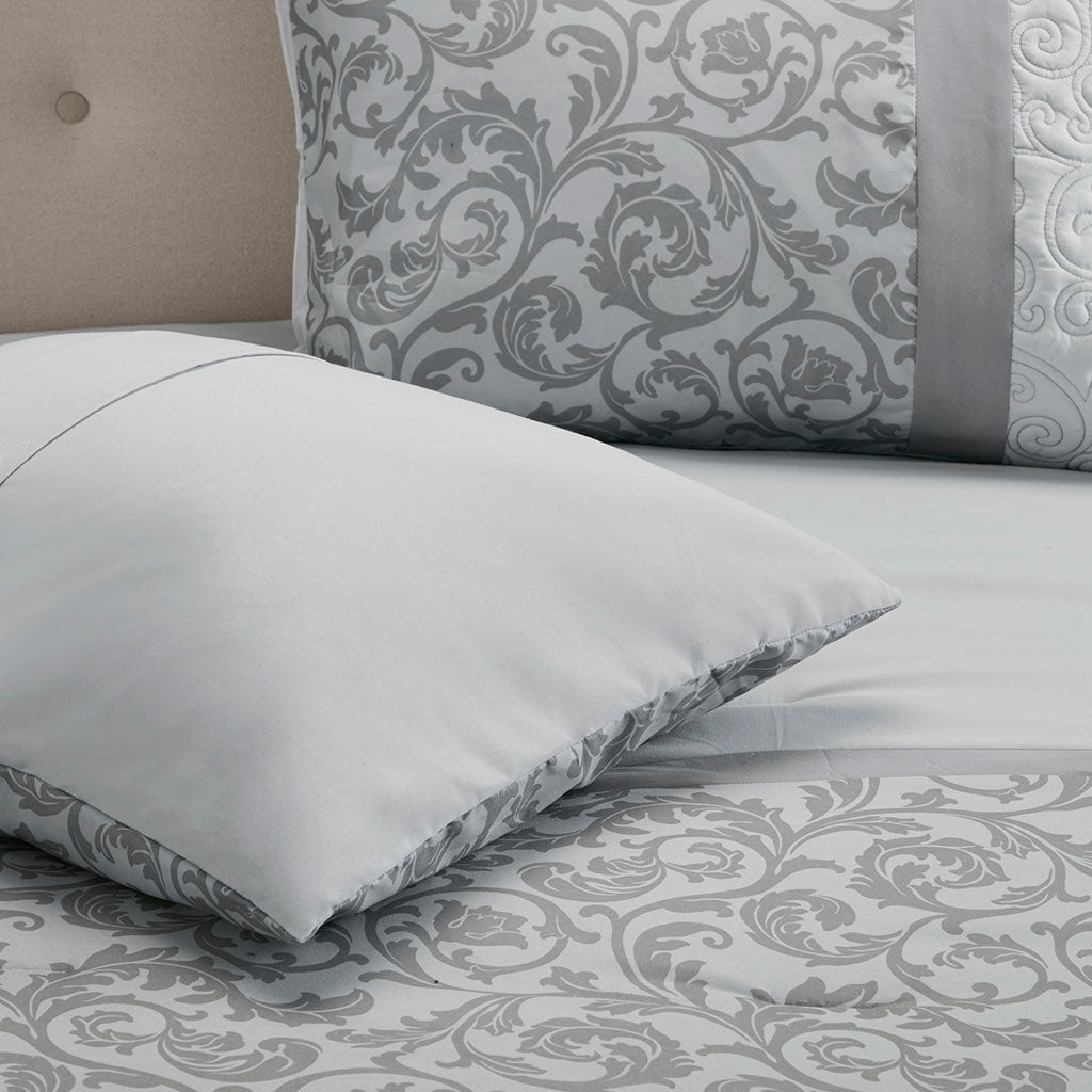 Ramsey Embroidered 8 Piece Comforter Set