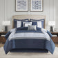 Powell 8 Piece Embroidered Comforter Set