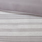 Cole Stripe Print Ultra Soft Cotton Blend Jersey Knit Duvet Cover Set