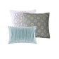 Lucinda 6 Piece Reversible Cotton Quilt Set with Throw Pillows