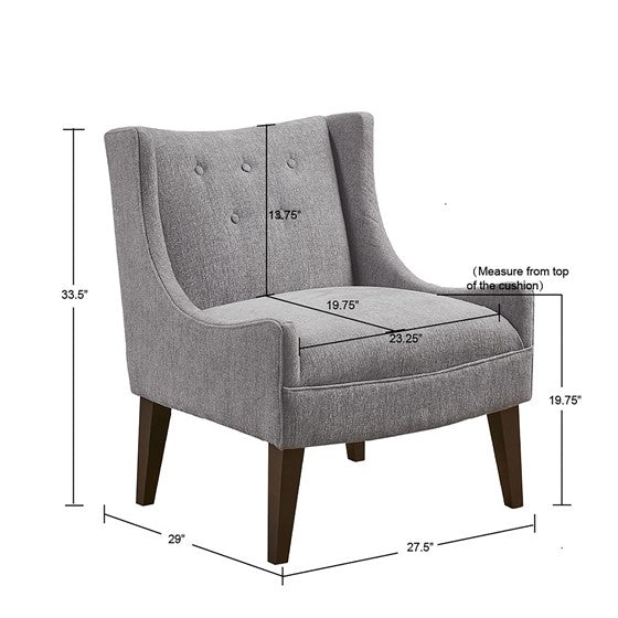 Malabar Gray Accent Chair