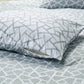 Soho Geo 3 Piece Reversible Duvet Cover Set