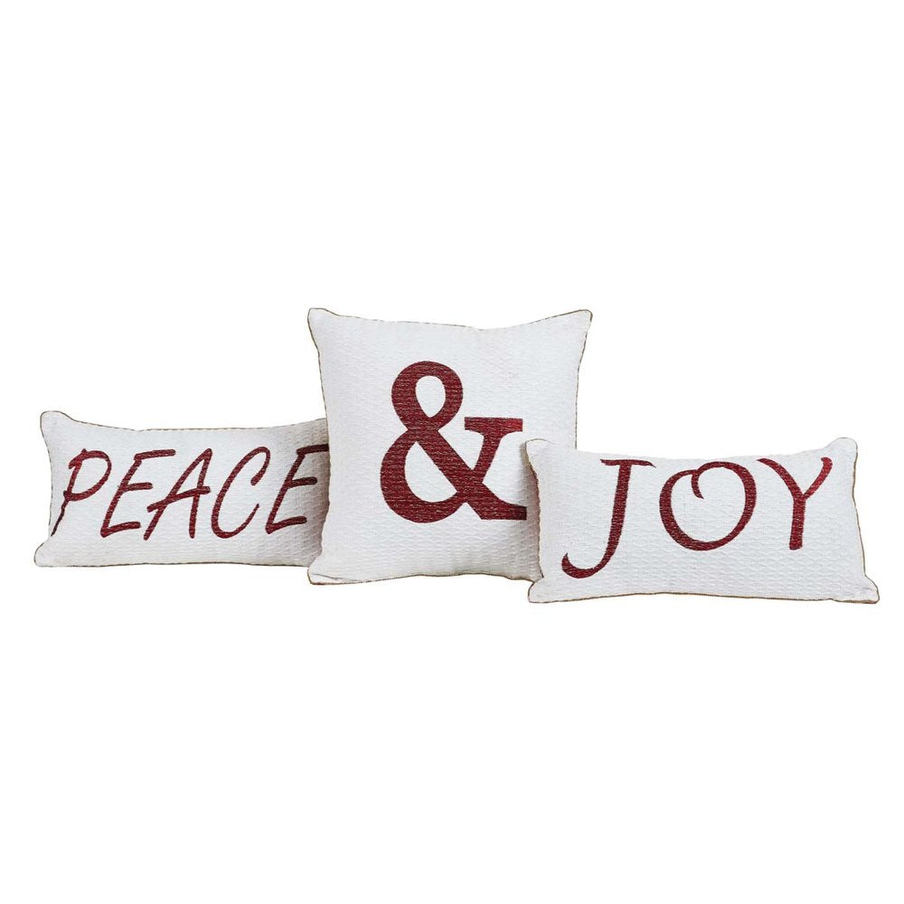 Vintage Stripe Holiday Accent Pillow Set
