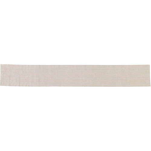 Harmony Taupe Ribbed Table Runner 13X90