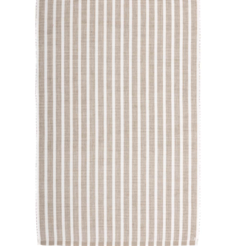 Harmony Taupe Ribbed Table Runner 13X90